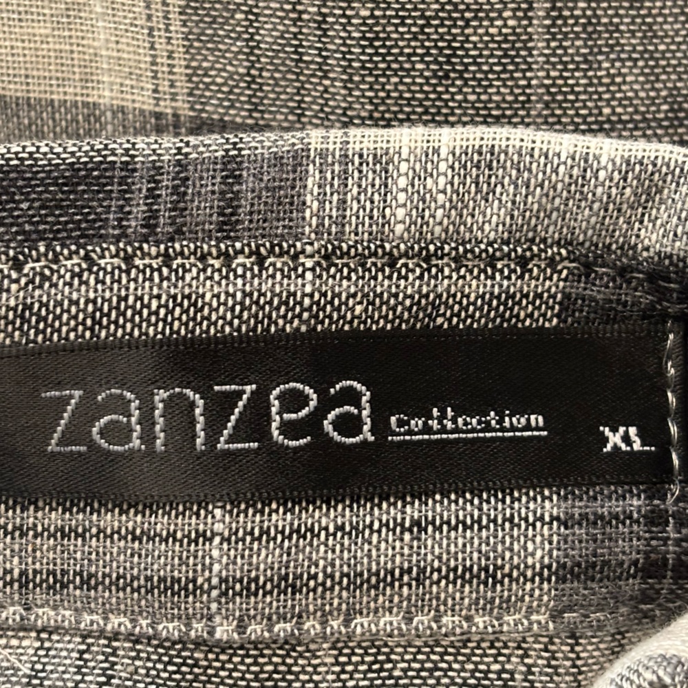 Zanzea Button Down Plaid Maxi Dreas - Picture 7 of 9
